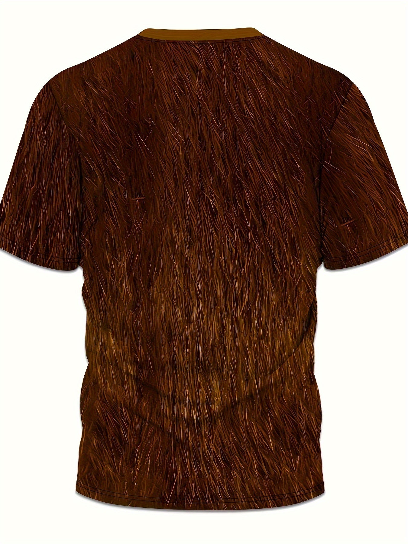 Schäfer T-shirt, kortärmad, med rund hals - brun, S-XXL