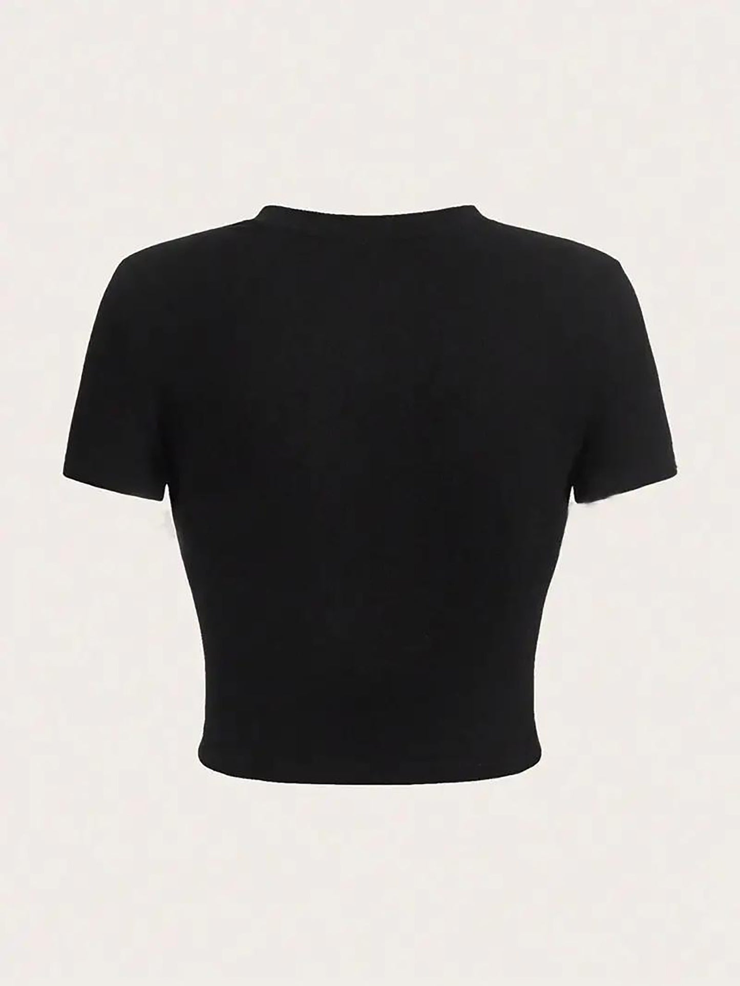 Dalmatin Kortärmad mag t-shirt med rund hals, XS-XXL, Svart