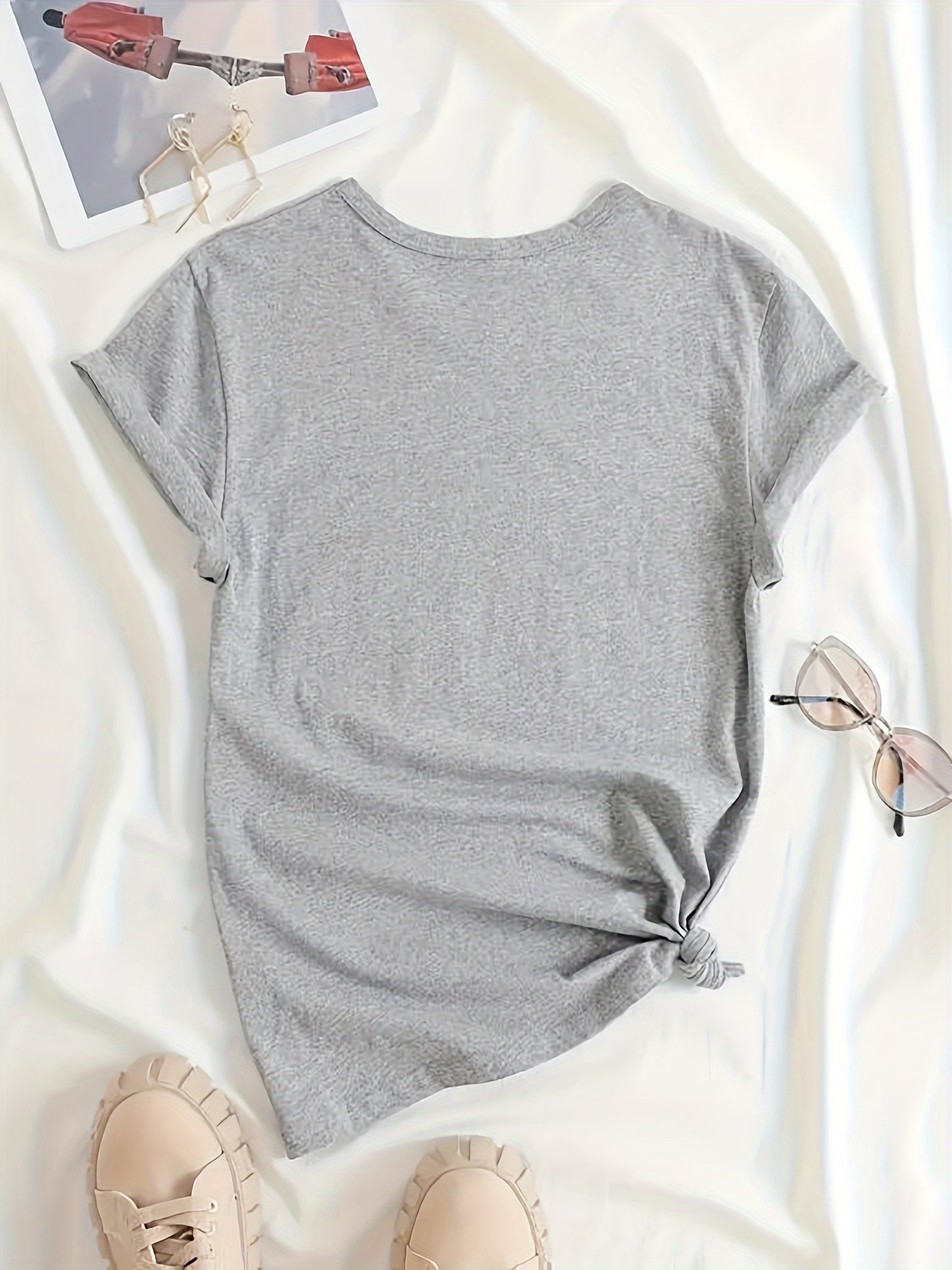 Pudel-silhuett T-shirt, S-XXL, 3 Färger