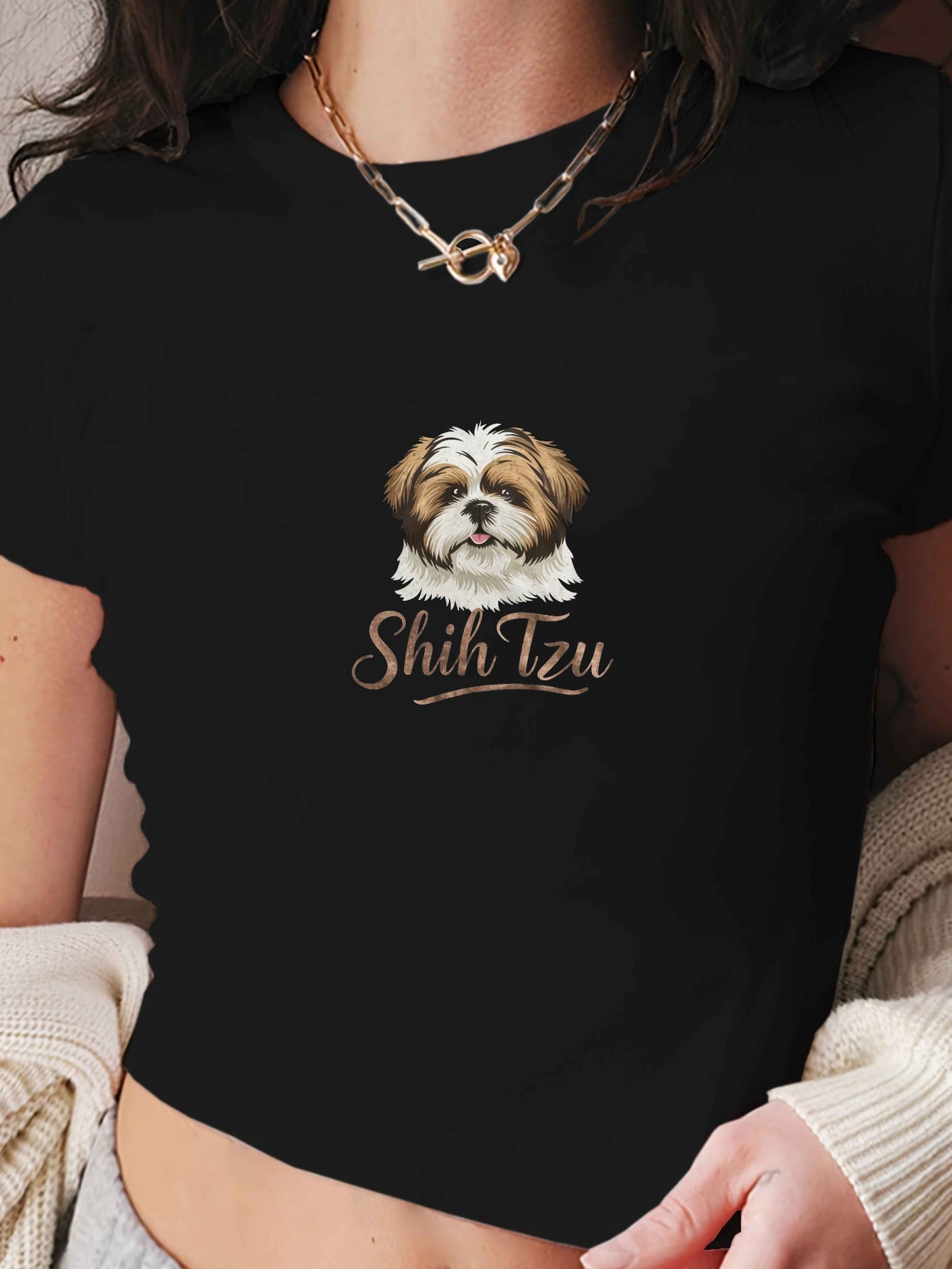 Shih Tzu T-shirt, S-XXL, 3 Färger