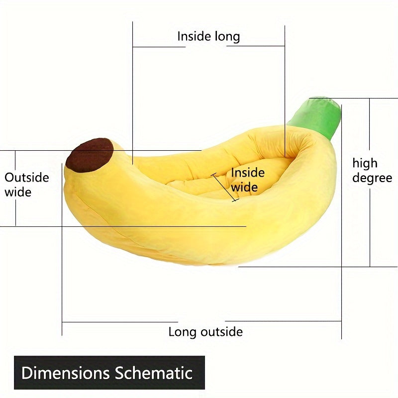 Bananformad bädd