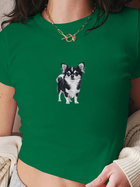 Chihuahua Mag T-shirt, S-XXL, 4 Färger