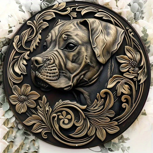 Staffordshire terrier ? Aluminium Dekoration