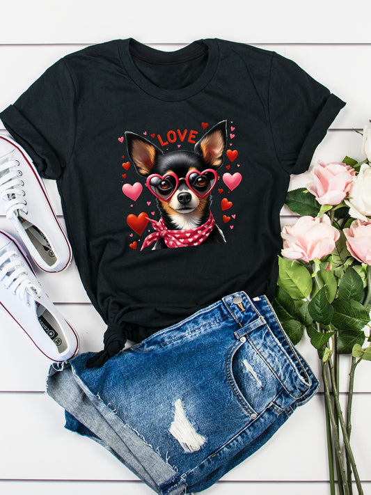 Chihuahua T-Shirt, S-XXL, Svart